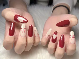 ネイル 星みこと 長さ出し得意のネイルデザイン