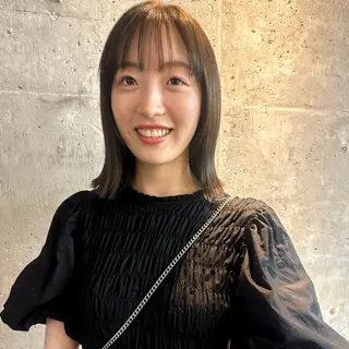 セミロング カラー myu 🐈‍⬛のヘアスタイル