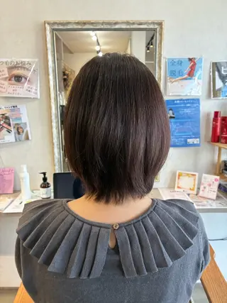 ミディアム 宇田津 文那のヘアスタイル
