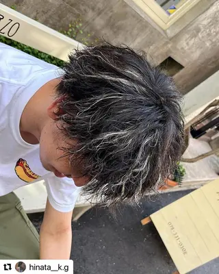 ミディアム カラー メンズ 🩷Eny terrace🩷のヘアスタイル