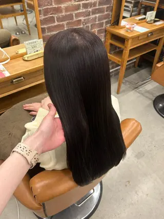 ロング カラー 🌼髪質改善/透明感 艶髪タケドミのヘアスタイル