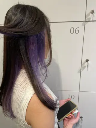 ロング カラー 小川 舜人のヘアスタイル