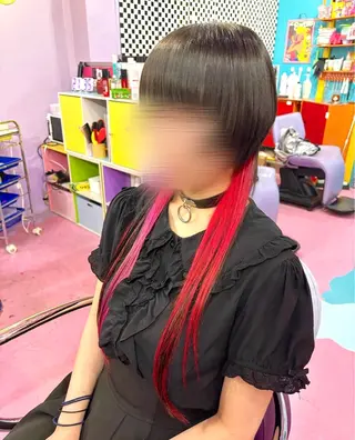 ロング TOY🐈‍⬛🎀 派手髪/地雷系のヘアスタイル