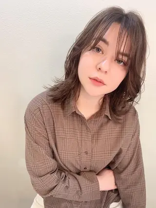 ミディアム カラー 髪質改善☆ 縮毛矯正miyuのヘアスタイル