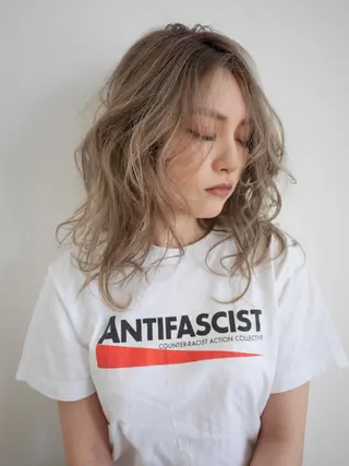 カラー 坂上 岳のヘアスタイル