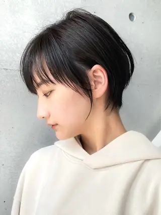 ショート カラー 当日予約🆗ショート /ハイライト/松本のヘアスタイル