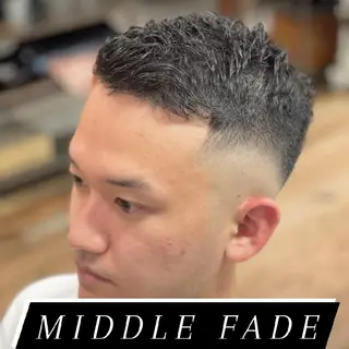 ショート メンズ メンズ/フェード/ バーバー/盛山大地のヘアスタイル