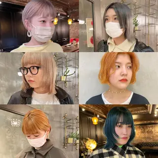 カラー haco＋所属・圧倒的デザイン力 店長🎨RENAのヘアスタイル