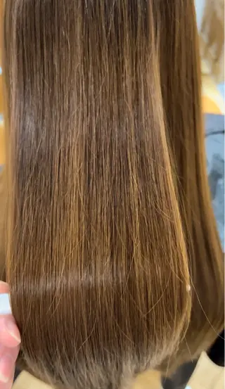 ロング カラー 似合わせ 顔周りYUUGAのヘアスタイル