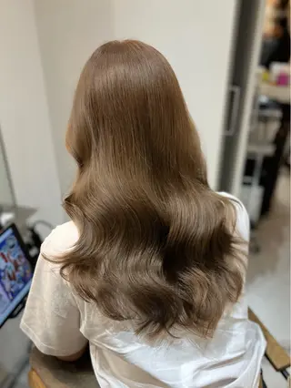 セミロング カラー ヘアアレンジ ✨韓国/外国人風✨ 江原巧のヘアスタイル