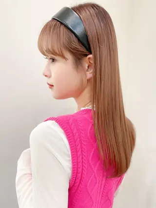 ミディアム sana 🌿韓国ヘア🌿のヘアスタイル