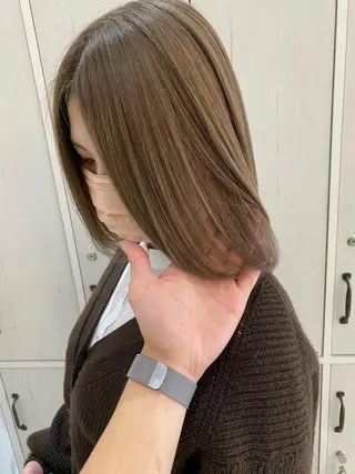 ミディアム カラー Rubik'sなかもず店所属・鍵谷 公宏のヘアスタイル