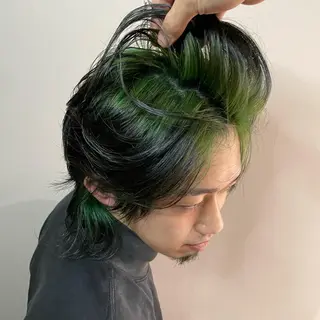 ショート カラー メンズ ミルクティーベージュ /三村克彦のヘアスタイル