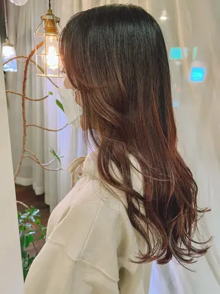 ロング 🌈ケアブリーチ🌈 おぐまなつきのヘアスタイル