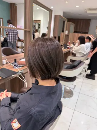 ショート カラー 🇰🇷韓国ヘア★ 副店長.쿠리타⭐︎のヘアスタイル