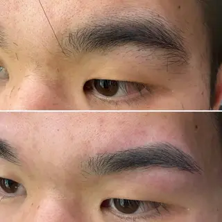 アイブロウ 🌈推し色派手髪 ハイトーンShinのヘアスタイル