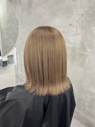 ミディアム カラー yuuna ✮ door whiteのヘアスタイル