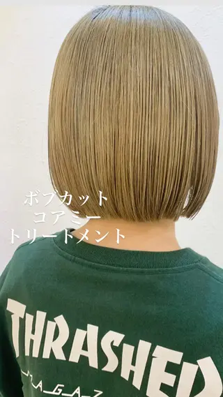 ショート 似合わせカラー/艶 髪質改善/ヨシザキのヘアスタイル