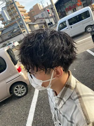 ショート パーマ メンズ パーマが得意な【最高 悠斗】のヘアスタイル