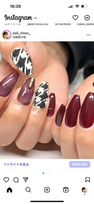 ネイル Nail Rinonのネイルデザイン