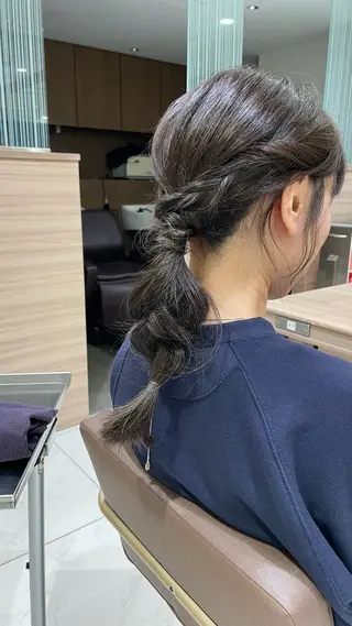 ミディアム ハイトーン募集中 💜✝️荒川優輝のヘアスタイル
