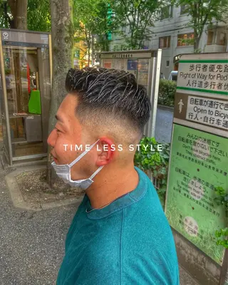 メンズ Back  bone barberのヘアスタイル