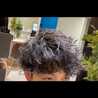 ショート パーマ メンズ 💈大人の渋髪💈 店長　大橋侑弥のヘアスタイル
