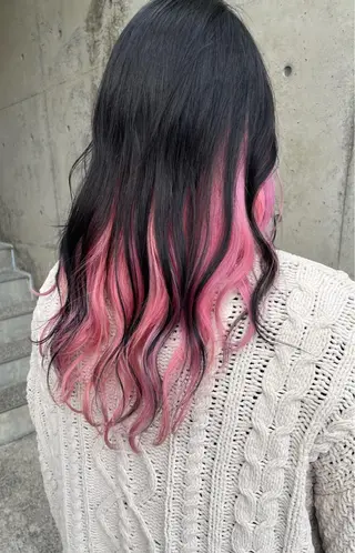 ロング カラー 日高 香織のヘアスタイル