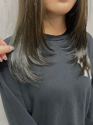 セミロング lafit kaede/韓国ヘアのヘアスタイル
