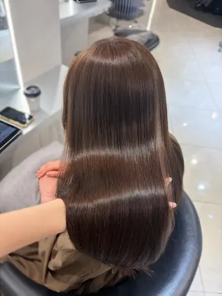 ロング カラー 韓国レイヤー×モテ髪 /MITSUKI🤍のヘアスタイル