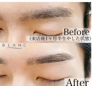 メンズ アイブロウ blanc kandoriのマツエク・マツパデザイン