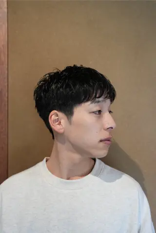 メンズ メンズパーマ いしだ りょうのヘアスタイル