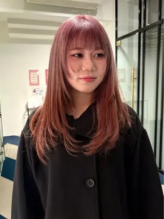 セミロング カラー La Pensee/ カスヤリクのヘアスタイル