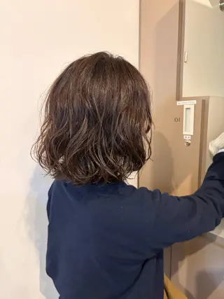 ミディアム パーマ TETOTE三宮 ioriのヘアスタイル