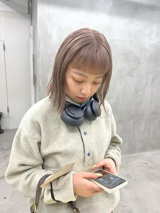 ショート カラー 🌿似合わせ透明感 カラー松本朋幸🌿のヘアスタイル