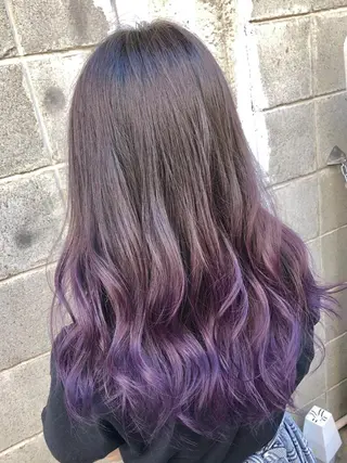 カラー ダブルスキルエクステ /羽エクステ白石宇由のヘアスタイル