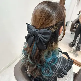 ロング ヘアアレンジ これた🧸ヘアメ職人 ♡髪質改善♡カラーのヘアスタイル