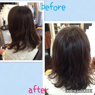 カラー 藤本 麻衣のヘアスタイル