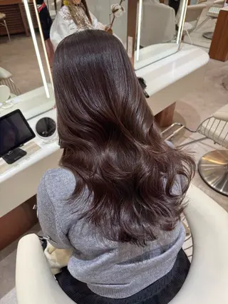 ロング カラー 渋谷/韓国レイヤー/ 艶カラー/nanoのヘアスタイル