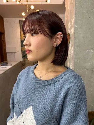 ショート ハシモトタケル🌿 ボブ/レイヤーカットのヘアスタイル
