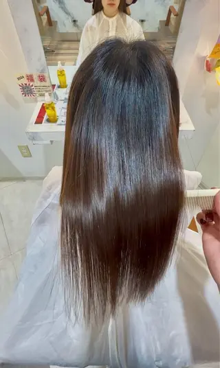 ミディアム カラー 畑中 夢のヘアスタイル