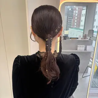 ヘアアレンジ ハイトーン ayane💖のヘアスタイル