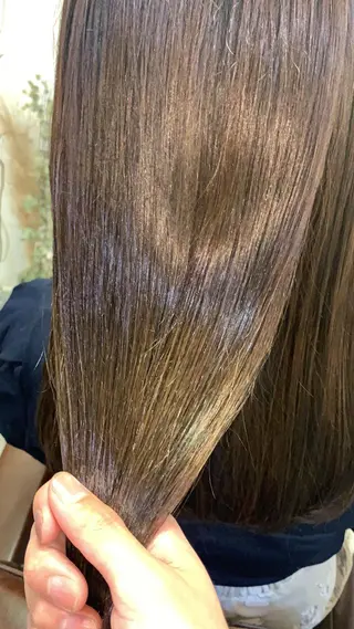ロング 艶髪color💎髪 質改善ストレート大吉のヘアスタイル