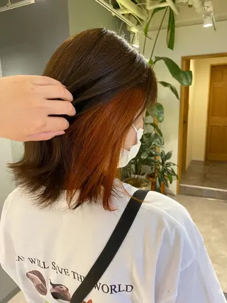 ミディアム Live店長 yumenaのヘアスタイル