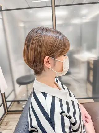 ショート シノハラ ガクト ショート/白髪ぼかしのヘアスタイル