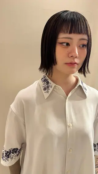 ショート 【美ボブ.艶カラー. 梅田茶屋町】midoのヘアスタイル