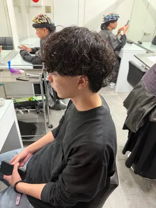 パーマ メンズ 町田エリアＮｏ．１/ パーマ特化/太田京希のヘアスタイル