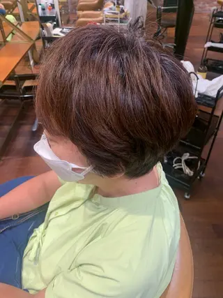 ショート カラー 山本 龍貴のヘアスタイル