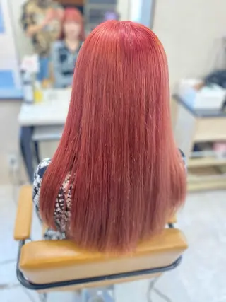 ロング カラー 中目黒ブリーチカラー ボブ橋本青輝のヘアスタイル