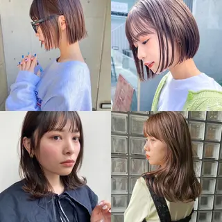 ミディアム fumi🪞血色感 アップ艶カラーのヘアスタイル